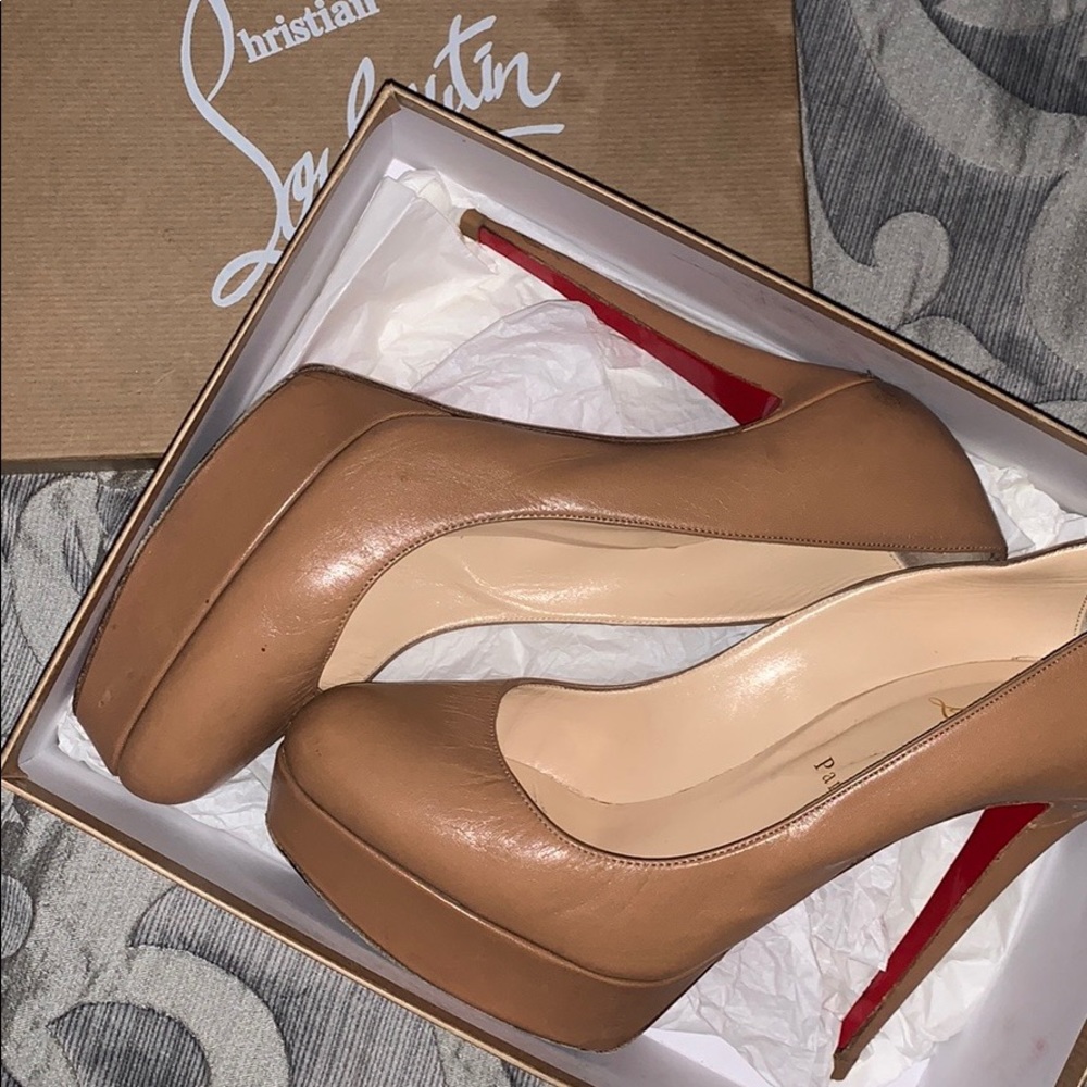Authentic Christian Louboutin Bianca 140 Kid Heel